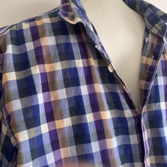 💚Ben Sherman plaid shirt XL plaid button up - Picture 2 of 4